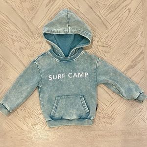 Little Bipsy - Surf Camp Hoodie, Blue Wash, Size 2-3Y